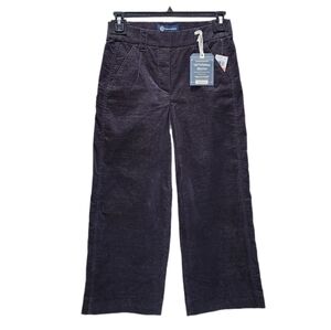 Democracy Velvety Pants Wide-Leg Pull On Glider Side Panels Skyrise Ab Leisure S